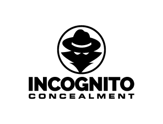 Incognito Concealment logo design by pencilhand