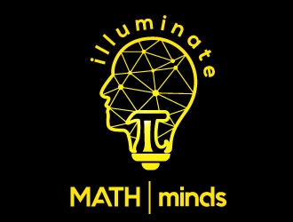 illuminate MATH minds logo design by Bunny_designs