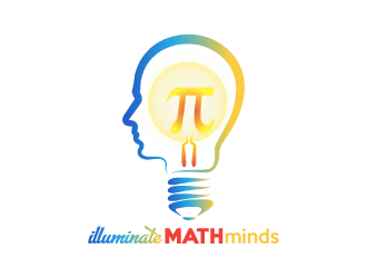 illuminate MATH minds logo design by nona