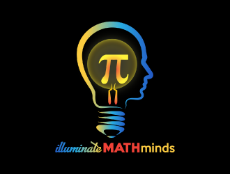 illuminate MATH minds logo design by nona