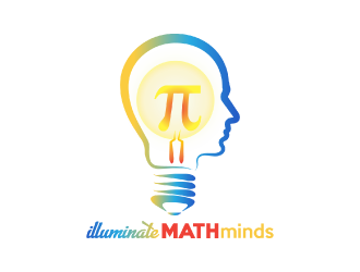 illuminate MATH minds logo design by nona