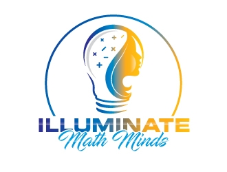 illuminate MATH minds logo design by Suvendu