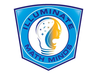 illuminate MATH minds logo design by Suvendu