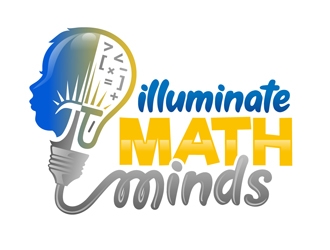 illuminate MATH minds logo design by DreamLogoDesign