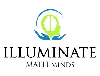 illuminate MATH minds logo design by jetzu