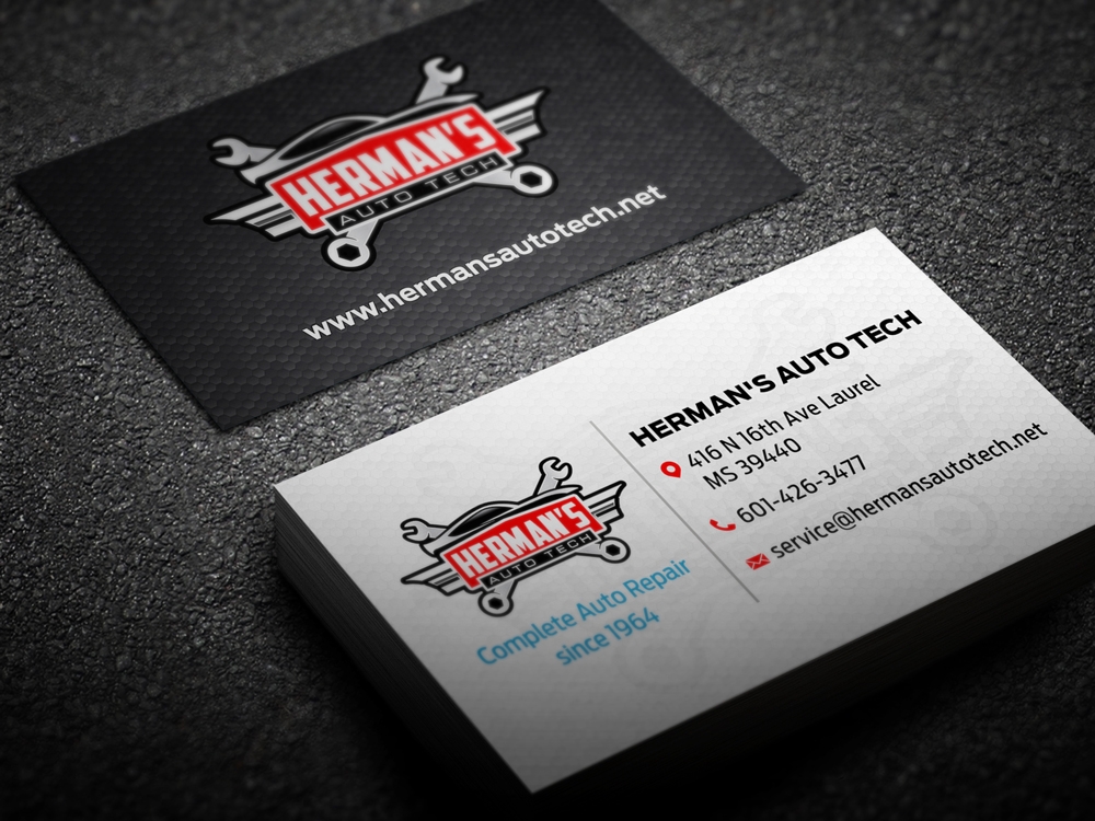 Herman’s Auto Tech  logo design by KHAI