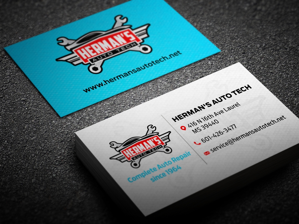 Herman’s Auto Tech  logo design by KHAI