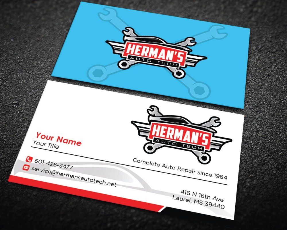 Herman’s Auto Tech  logo design by Boomstudioz