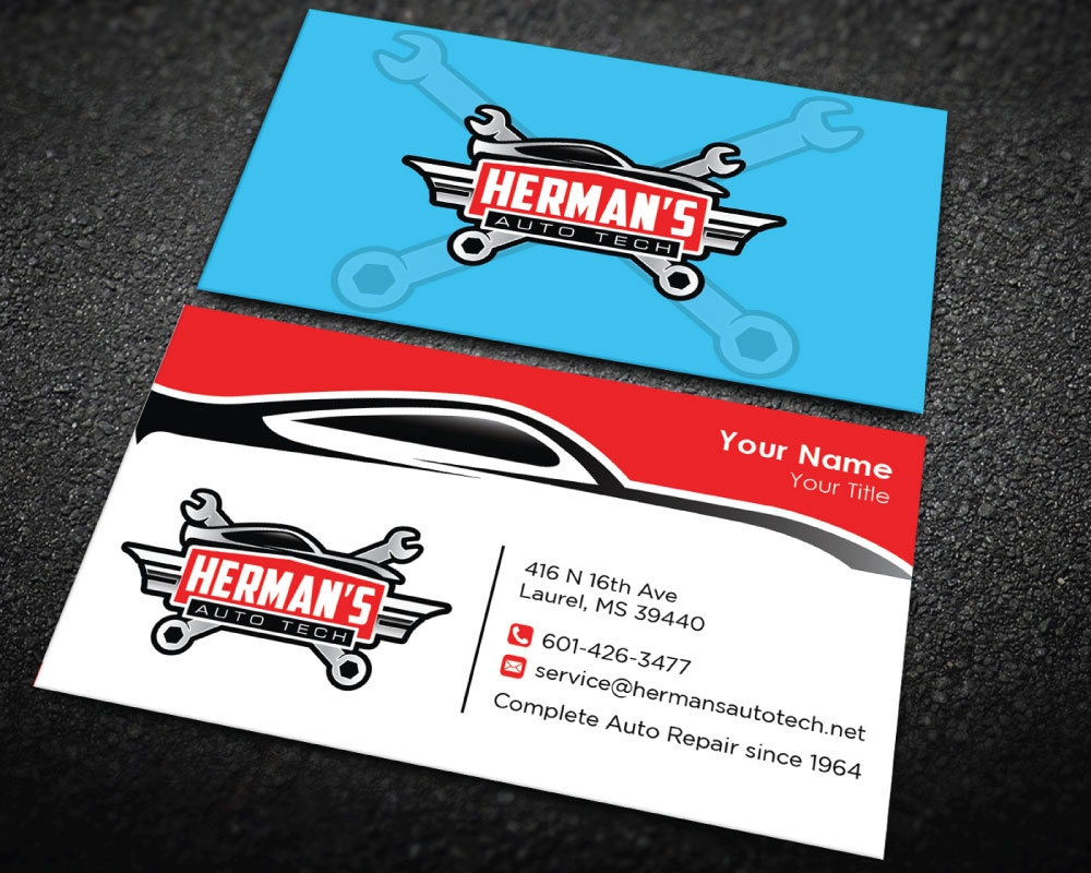 Herman’s Auto Tech  logo design by Boomstudioz