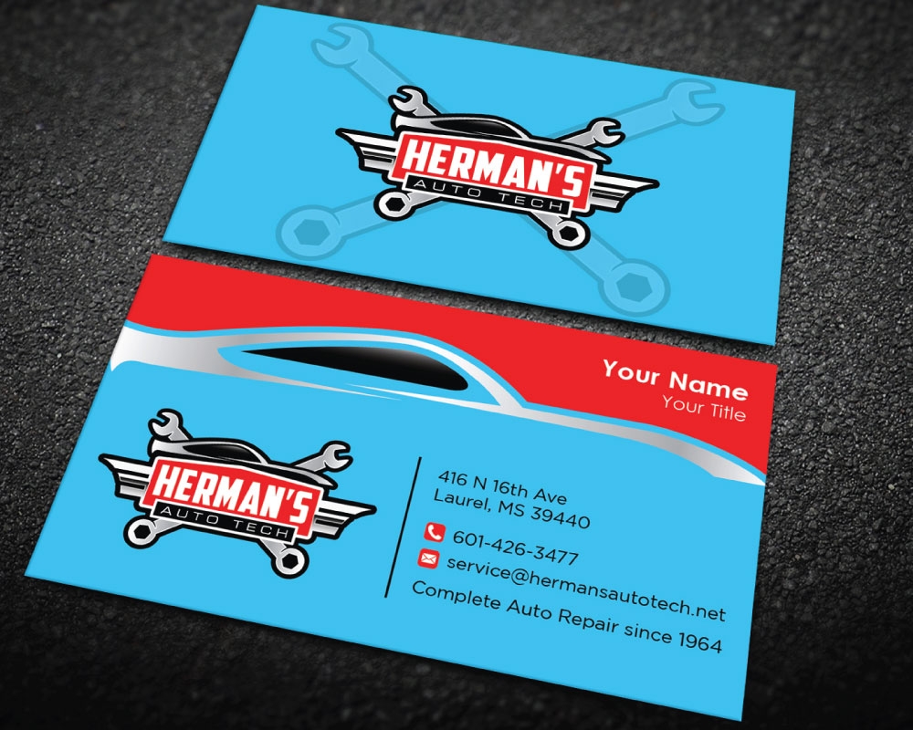 Herman’s Auto Tech  logo design by Boomstudioz