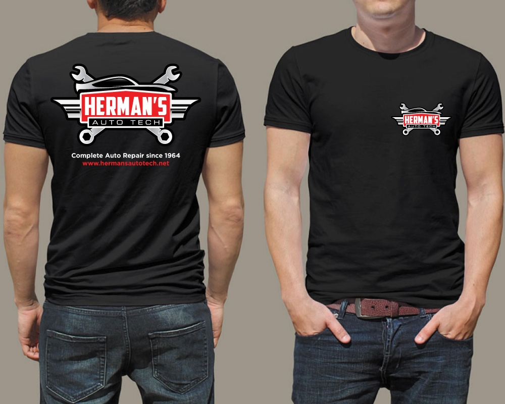 Herman’s Auto Tech  logo design by Boomstudioz