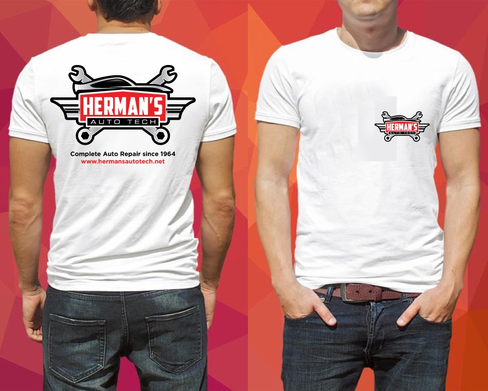 Herman’s Auto Tech  logo design by Boomstudioz