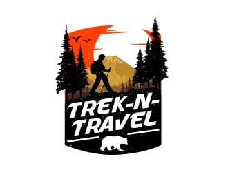 Trek-n-Travel logo design by dasigns