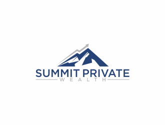 Summit Private Wealth logo design by luckyprasetyo