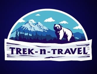 Trek-n-Travel logo design by logoviral