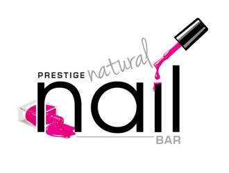 Prestige Natural Nail Bar logo design by frontrunner