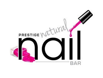 Prestige Natural Nail Bar logo design by frontrunner