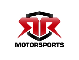 R and R Motorsports logo design - 48hourslogo.com