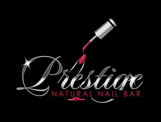 Prestige Natural Nail Bar logo design by DreamLogoDesign