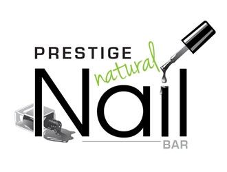 Prestige Natural Nail Bar logo design by frontrunner