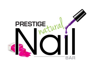 Prestige Natural Nail Bar logo design by frontrunner