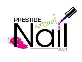 Prestige Natural Nail Bar logo design by frontrunner