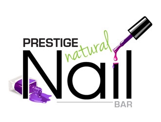 Prestige Natural Nail Bar logo design by frontrunner