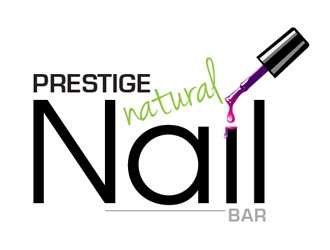 Prestige Natural Nail Bar logo design by frontrunner