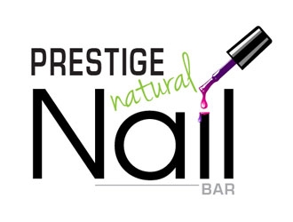 Prestige Natural Nail Bar logo design by frontrunner