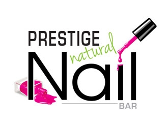 Prestige Natural Nail Bar logo design by frontrunner