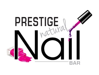 Prestige Natural Nail Bar logo design by frontrunner