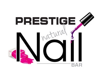 Prestige Natural Nail Bar logo design by frontrunner