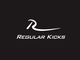 Regular Kicks logo design by YONK