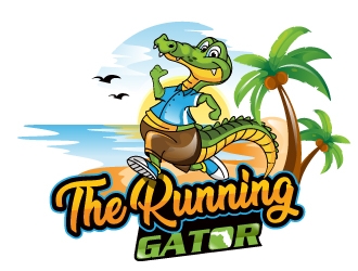 The Running Gator logo design by Suvendu