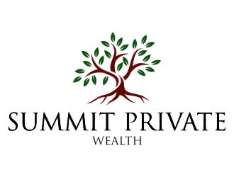 Summit Private Wealth logo design by jetzu