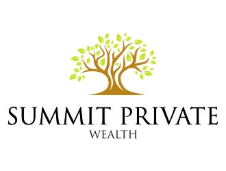 Summit Private Wealth logo design by jetzu