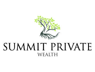 Summit Private Wealth logo design by jetzu