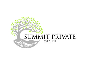 Summit Private Wealth logo design by jetzu