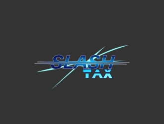 Slash Tax logo design by DanizmaArt