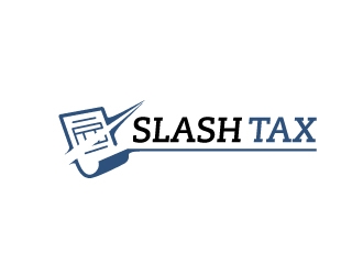 Slash Tax logo design by serdadu