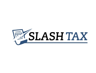 Slash Tax logo design by serdadu