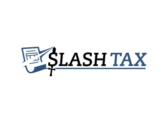 Slash Tax logo design by serdadu