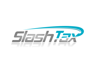 Slash Tax logo design by andriandesain