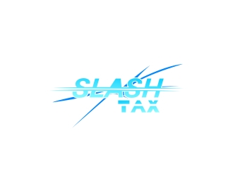 Slash Tax logo design by DanizmaArt