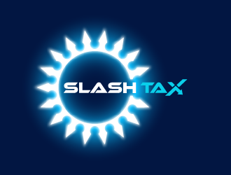 Slash Tax logo design by Andri