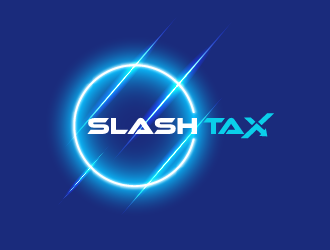 Slash Tax logo design by Andri