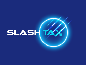 Slash Tax logo design by Andri