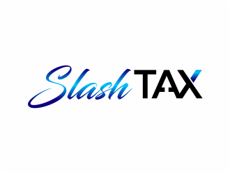 Slash Tax logo design by mutafailan