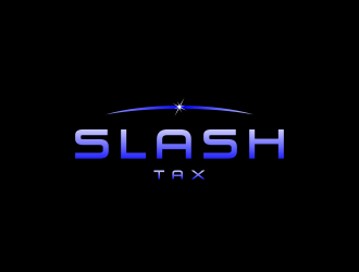 Slash Tax logo design by ubai popi