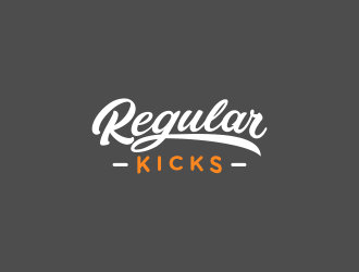 Regular Kicks logo design by Asani Chie